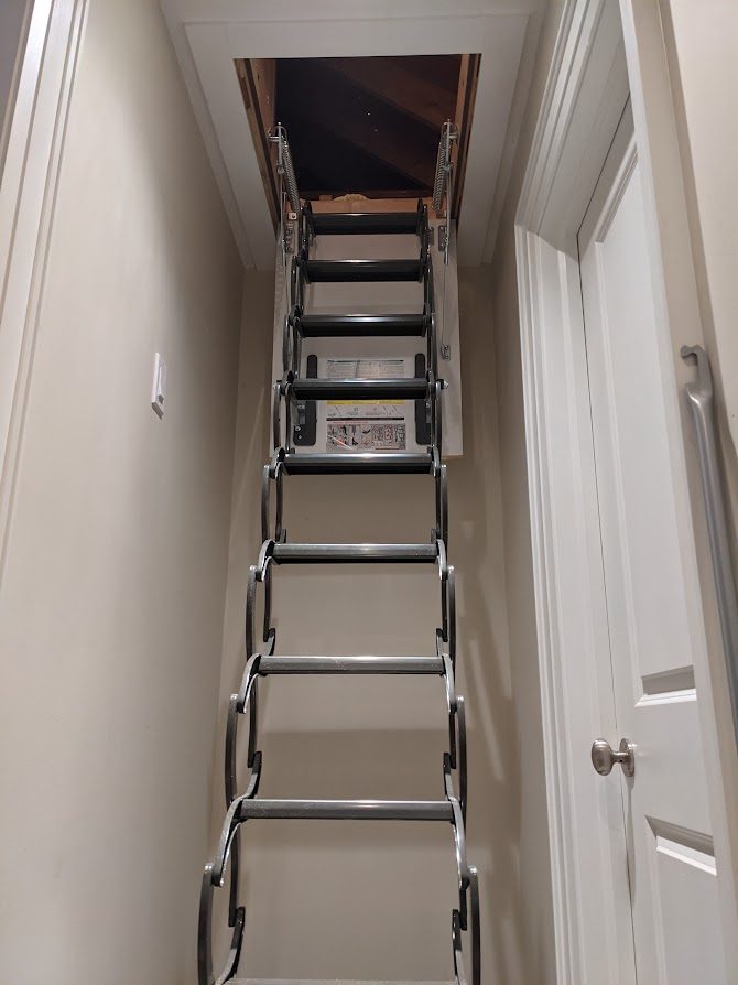 FAKRO scissor attic ladder installed in Armour Heights
